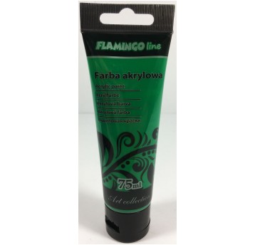 FARBA AKRYLOWA 75ML 050 ZIELONA FLAMINGO