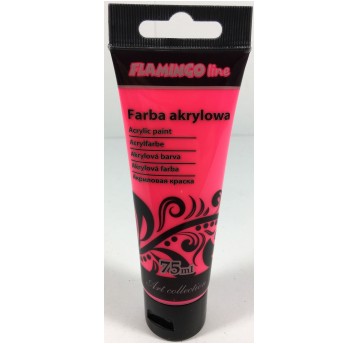 FARBA AKRYLOWA 75ML 105 FLUO RÓŻOWA