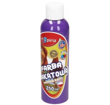 FARBA PLAKATOWA 250ML LAWENDOWY INSPIRIA