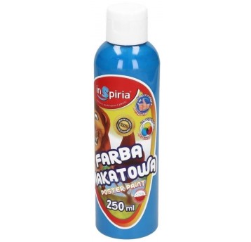 FARBA PLAKATOWA 250ML NIEBIESKI INSPIRIA