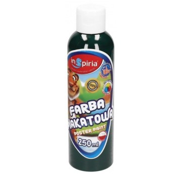 FARBA PLAKATOWA 250ML ZIELONY CIEMNY INSPIRIA