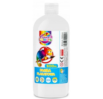 FARBA PLAKATOWA 500 ML BIAŁA SWEET
