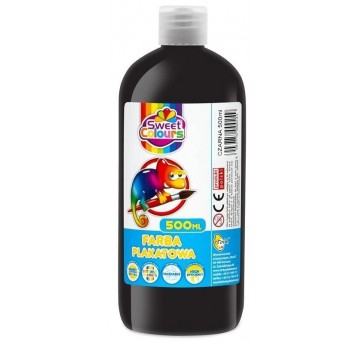 FARBA PLAKATOWA 500 ML CZARNA SWEET