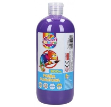 FARBA PLAKATOWA 500 ML FIOLETOWA SWEET COLOURS