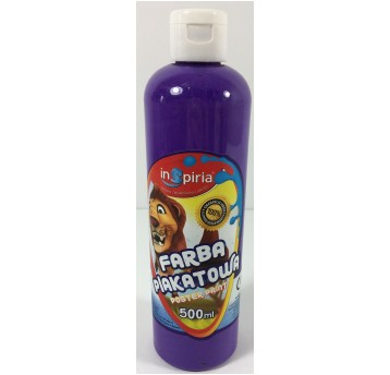 FARBA PLAKATOWA 500 ML LAWENDOWA INSPIRIA
