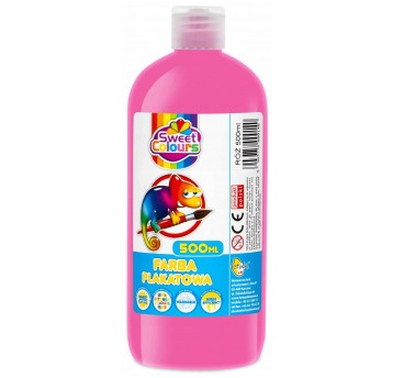 FARBA PLAKATOWA 500 ML RÓŻOWA SWEET