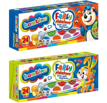 FARBY PLAKATOWE 24 KOL BAMBINO