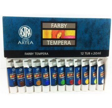 FARBY TEMPERY 12KOL. ASTRA