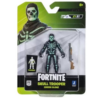 FIGURKA FORTNITE SKULL TROOPER GREEN