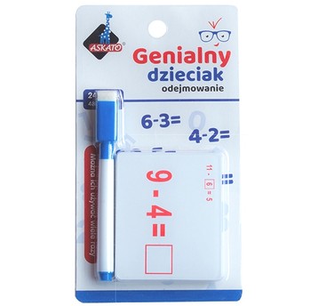 FISZKI MATEMATYCZNE ODEJMOWANIE - ASKATO