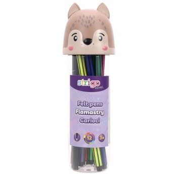 FLAMASTRY 12 KOL WILK STRIGO