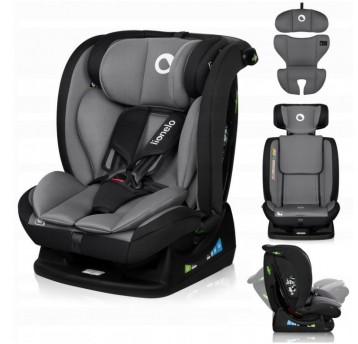 FOTELIK LIONELO 0-36KG IZZY I-SIZE BLACK GREY