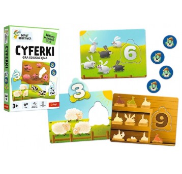 GRA CYFERKI MAŁY ODKRYWCA TREFL