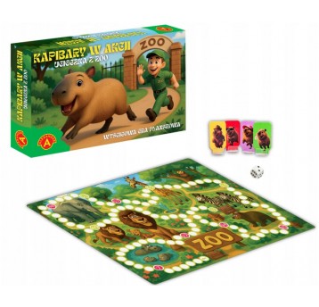 GRA PLANSZOWA KAPIBARY W AKCJI - UCIECZKA Z ZOO
