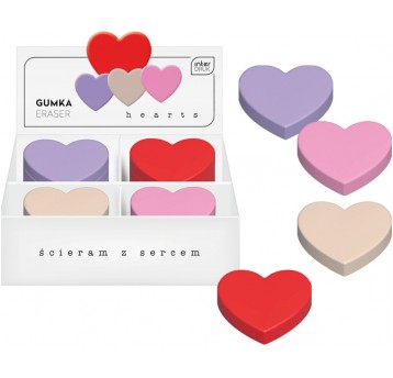 GUMKA DO SCIERANIA HEARTS INTERDRUK