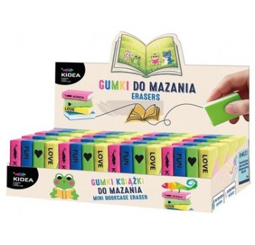 GUMKI DO ŚCIERANIA KSIĄŻKI 4 SZT KIDEA