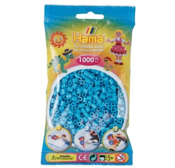 HAMA MIDI KORALIKI W WORECZKU 1000 SZT NIEBIESKIE