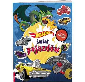 HOT WHEELS ŚWIAT POJAZDÓW ZADANIA Z NAKLEJKAMI