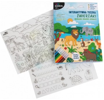INTERAKTYWNA TECZKA ZWIERZAKI KIDEA