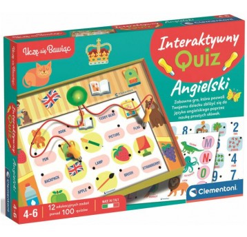 INTERAKTYWNY QUIZ ANGIELSKI - CLEMENTONI