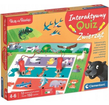 INTERAKTYWNY QUIZ ZWIERZĘTA - CLEMENTONI