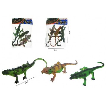 JASZCZURKI 3 SZT 20 CM Z PRZYSSAWKĄ