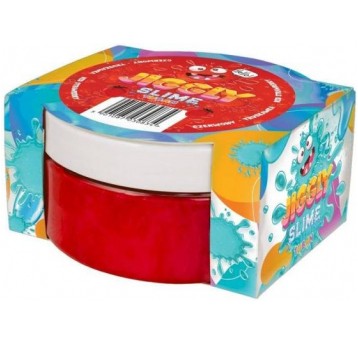JIGGLY SLIME 200G CZERWONY TRUSKAWKA