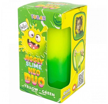 JIGGLY SLIME NEO DUO ŻÓŁTO-ZIELONY