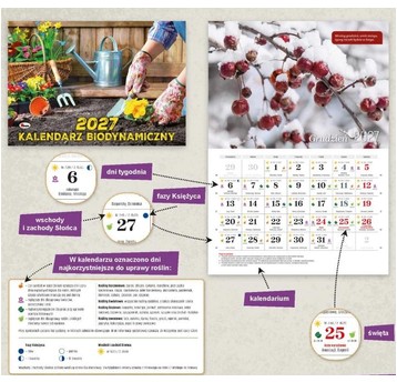 KALENDARZ 2027 BIODYNAMICZNY