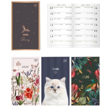 KALENDARZYK 9X15,5CM 64 STR.