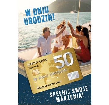 KARNET GIFT M-174 W DNIU 50 URODZIN ARMIN STYLE