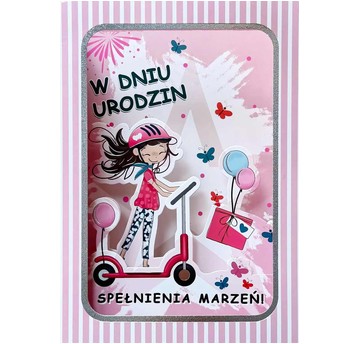 KARNET GM-1394 W DNIU URODZIN PRZEST. ARMIN STYLE