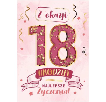 KARNET KF09 W DNIU 18 URODZIN KONFETTI ARMIN STYLE