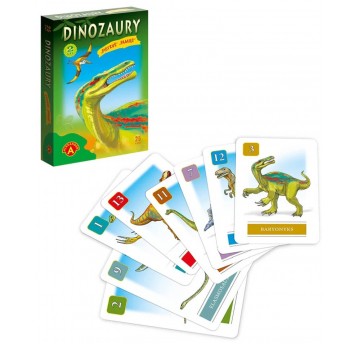 KARTY PIOTRUŚ + PAMIĘĆ - DINOZAURY