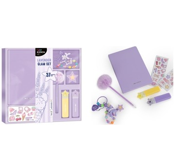KIDEA GLAM SET LAWENDOWY 37 EL.