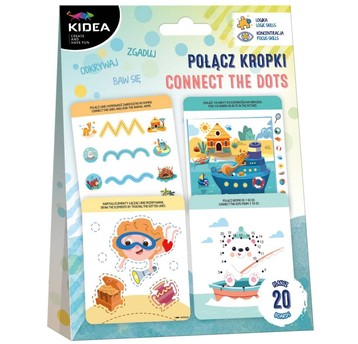 KIDEA ZESTAW EDUKACYJNY ŁĄCZ KROPKI