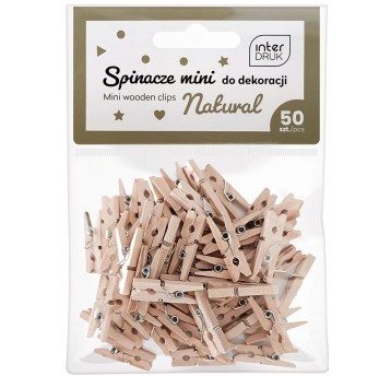KLAMERKI NATURALNE 50 SZT