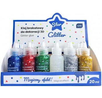 KLEJ BROKATOWY 3D 20ML STAR