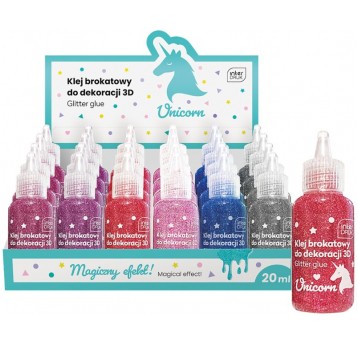 KLEJ BROKATOWY 3D 20ML UNICORN