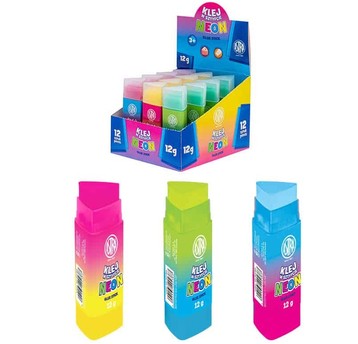KLEJ W SZTYFCIE 12G TRÓJKĄTNY NEON ASTRA