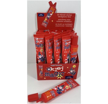 KLEJ W TUBIE PLASTIKOWEJ Z APLIKATOREM 45G MAGIC