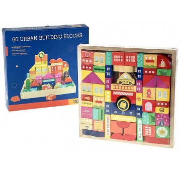 KLOCKI DREWNIANE MIASTO