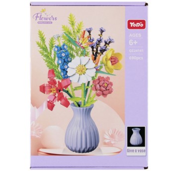 KLOCKI KONSTRUKCYJNE KWIATY