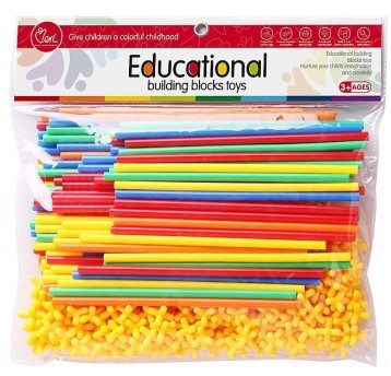 KLOCKI KONSTRUKCYJNE RURKI 200 EL.