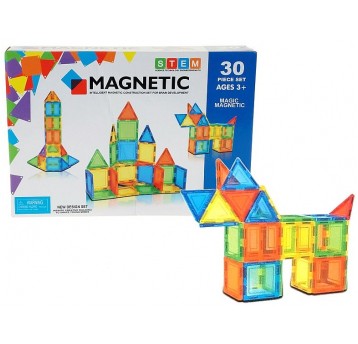 KLOCKI MAGNETYCZNE 30 ELEMENTÓW