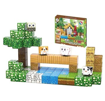 KLOCKI MAGNETYCZNE DOMEK W LESIE 87 SZT.