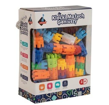 KLOCKI MAŁYCH GENIUSZY ŚRUBKI 150 EL. - ASKATO