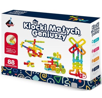KLOCKI MAŁYCH GENIUSZY ZŁĄCZKI 88 EL - ASKATO