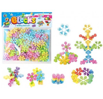 KLOCKI W WORKU PASTELOWE