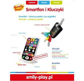 KLUCZYKI I SMARTFON SMILY PLAY
